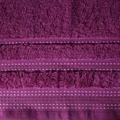 Ręcznik łazienkowy POLA z ozdobnym stębnowaniem Eurofirany - 50 x 90 cm - fioletowy 4