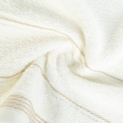 Ręcznik z bawełny ze sznurkowym zdobieniem 30x50cm - 30 X 50 cm - kremowy 5