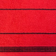 Ręcznik z bawełny ze sznurkowym zdobieniem 50x90cm - 50 X 90 cm - czerwony 9