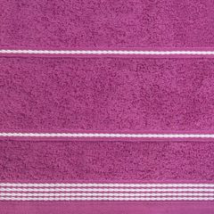 Ręcznik z bawełny ze sznurkowym zdobieniem 50x90cm - 50 X 90 cm - fioletowy 4