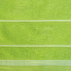 Ręcznik z bawełny ze sznurkowym zdobieniem 70x140cm - 70 X 140 cm - zielony 4