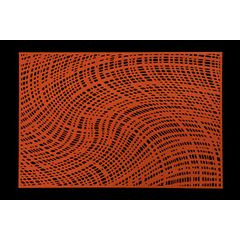 Podkładka stołowa brązowa LENA z ażurowym wzorem 30x45 cm Eurofirany - 30 x 45 cm - pomarańczowy 1