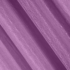 Zasłona dwuwarstwowa z delikatną siatką fioletowa przelotki 135x300cm - 140 X 300 cm - fioletowy 2