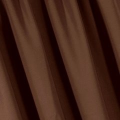 Zasłona gotowa RITA matowa brązowa z gładkiej tkaniny 140x250 cm na przelotkach EUROFIRANY - 140 x 250 cm - brązowy 2