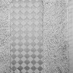 BAMBO 2 ręcznik kąpielowy z włókna bambusowego i bawełny z szeroką bordiurą Eurofirany - 50 x 90 cm - srebrny 7