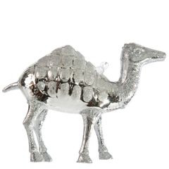 Camel szklana bombka choinkowa srebrny wielbłąd 13 cm Eurofirany - 13 cm - srebrny 1