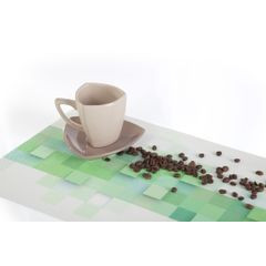 Podkładka stołowa z wzorem 3D zielona 30x45 cm - 30 X 45 cm - zielony 4