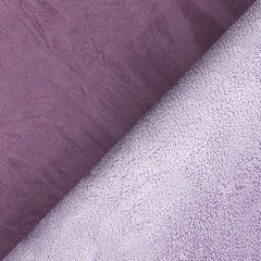 Miękki i puszysty koc dwustronny fioletowo-liliowy 170x210cm - 170 X 210 cm - liliowy/fiolet 5