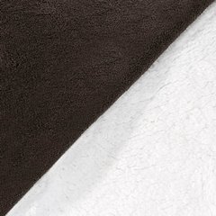 Koc dwustronny miękki futerko brąz/biel 170 x 210 cm - 170 X 210 cm - brązowy/biały 5