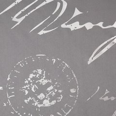 Zasłona gotowa Cecily 2 stalowa ze srebrnym wzorem na przelotkach 140x250 cm Eurofirany - 140 x 250 cm - szary 3