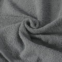 Gładki ręcznik kąpielowy z bawełny Eurofirany - 70 x 140 cm - stalowy 7