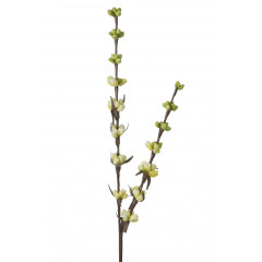 Flore 293 zielona gałązka dekoracyjna sztuczny kwiat do bukietów 100 cm Eurofirany - 100 cm - zielony 3