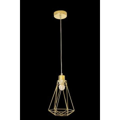 Lampa wisząca WIRE szara w stylu industrialnym Eurofirany - ∅ 36 x 62 cm - srebrny 3