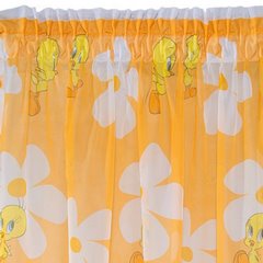 Zasłona dziecięca z motywem kanarka tweety 180x170 cm taśma - 180 X 160 cm - pomarańczowy 4