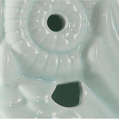 Figurka ceramiczna miętowa sowa ażur 14 cm - ∅ 9 X 14 cm - miętowy 6