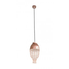 Lampa metalowa loftowa złota styl industrialny - ∅ 20 X 21 cm - miedziany 1
