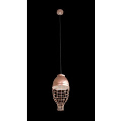 Lampa metalowa loftowa złota styl industrialny - ∅ 20 x 21 cm - miedziany 2