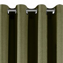 Zasłona w stylu eco w odcieniach melanżowych 140x250 - 140 X 250 cm - zielony 3