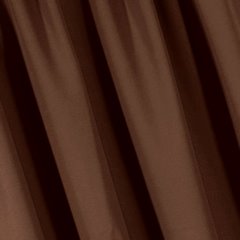 Zasłona gotowa RITA długa brązowa z matowej gładkiej tkaniny  140x270 cm na taśmie - 200 x 280 cm - brązowy 2