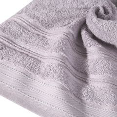 Ręcznik z bawełny z częścią ozdobną przetykaną błyszczącą nicią 50x90cm - 50 X 90 cm - liliowy 9