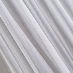 Firana DOLLY zdobiona falbanami z etaminy Diva Line Eurofirany - 140 x 250 cm - biały 5