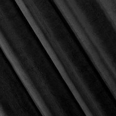 Zasłona VILLA z ekskluzywnego matowego welwetu na 10 przelotkach Eurofirany - 140 x 250 cm - czarny 2