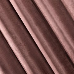 Zasłona VILLA z ekskluzywnego matowego welwetu na 10 przelotkach Eurofirany - 140 x 250 cm - różowy 2