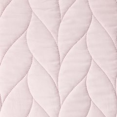 Narzuta na łóżko pikowana warkocz 170x210 cm różowa - 170 x 210 cm - jasnoróżowy 5