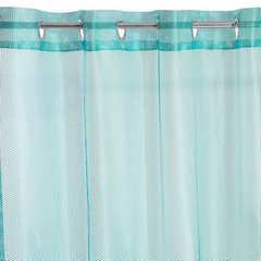 Dekoracja okienna ANIKA z siateczki plaster miodu Eurofirany - 140 x 250 cm - turkusowy 4