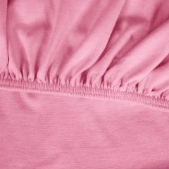 Prześcieradło bawełniane gładkie 160x200+25cm 140 kolor różowy - 160 X 200 cm, wys.25 cm - różowy 6