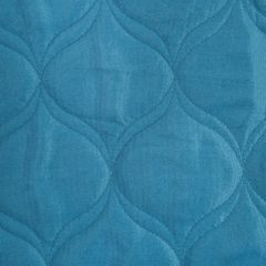 Narzuta na łóżko przeszywana 170x210 cm niebieska - 170 x 210 cm - niebieski 3