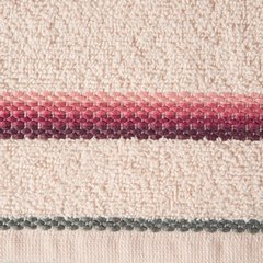 Ręcznik z tęczowym haftem na bordiurze 30x50cm - 30 X 50 cm - różowy 10