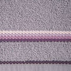 Ręcznik z tęczowym haftem na bordiurze 30x50cm - 30 X 50 cm - liliowy 9