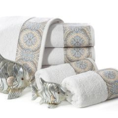 Ręcznik Lela Eurofirany Premium 50x90 - 50 x 90 cm - srebrny 5
