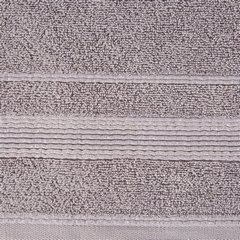 Ręcznik z bawełny z bordiurą podkreśloną srebrną nitką 50x90cm - 50 X 90 cm - liliowy 8