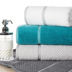 Ręcznik CALEB kremowy z bawełny frotte Eurofirany - 50 x 90 cm - kremowy 2