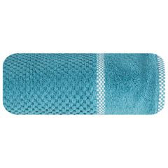 Ręcznik łazienkowy CALEB z bawełny frotte Eurofirany - 50 x 90 cm - turkusowy 2