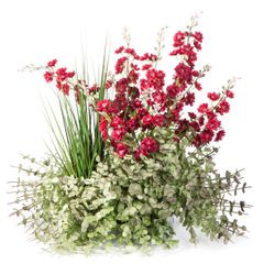 Sztuczny kwiat dekoracyjny czerwony Eurofirany - 85 cm - czerwony 3