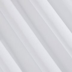 Gładka biała firana gotowa na przelotkach 140x250 cm - 140 X 250 cm - biały 2