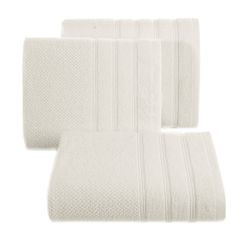 Bawełniany ręcznik kąpielowy frote kremowy 50x90 - 50 x 90 cm - kremowy 1