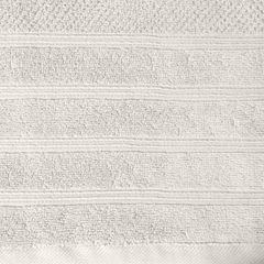 Bawełniany ręcznik kąpielowy frote kremowy 50x90 - 50 x 90 cm - kremowy 5