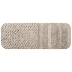 Bawełniany ręcznik kąpielowy frote beżowy 70x140 - 70 X 140 cm - beżowy 3