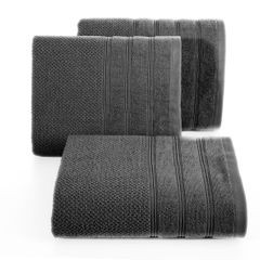 Bawełniany ręcznik kąpielowy frote stalowy 50x90 - 50 x 90 cm - stalowy 1