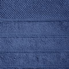 Bawełniany ręcznik kąpielowy frote niebieski 50x90 - 50 x 90 cm - granatowy 5
