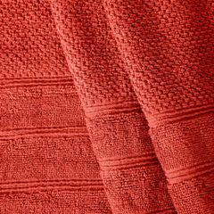 Bawełniany ręcznik kąpielowy frote ceglasty 50x90 - 50 X 90 cm - pomarańczowy 6