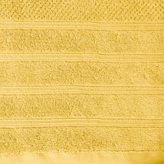 Bawełniany ręcznik kąpielowy frote musztardowy 70x140 - 70 x 140 cm - musztardowy 5