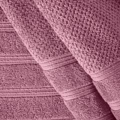 Bawełniany ręcznik kąpielowy frote liliowy 70x140 - 70 X 140 cm - liliowy 6