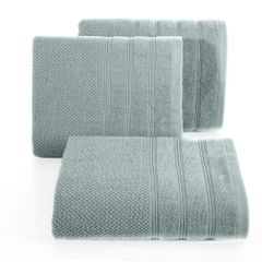 Bawełniany ręcznik kąpielowy frote miętowy 50x90 - 50 x 90 cm - miętowy 1