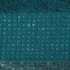 Ręcznik LUNA z błyszczącą bordiurą Eurofirany - 30 x 50 cm - turkusowy 3