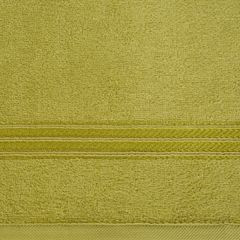 Ręcznik kąpielowy LORI z dekoracyjną bordiurą Eurofirany - 50 x 90 cm - oliwkowy 3